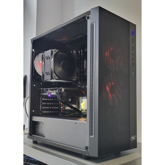 Komputer do gier  MATREXX 55 R5 3600X 16GB DDR4 GTX 1660 SUPER SSD 512GB  750W GOLD W11Pro